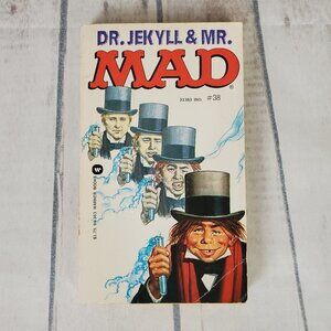 2/$25 Vintage Dr Jekyll & Mr MAD #38 Paperback Book 1981